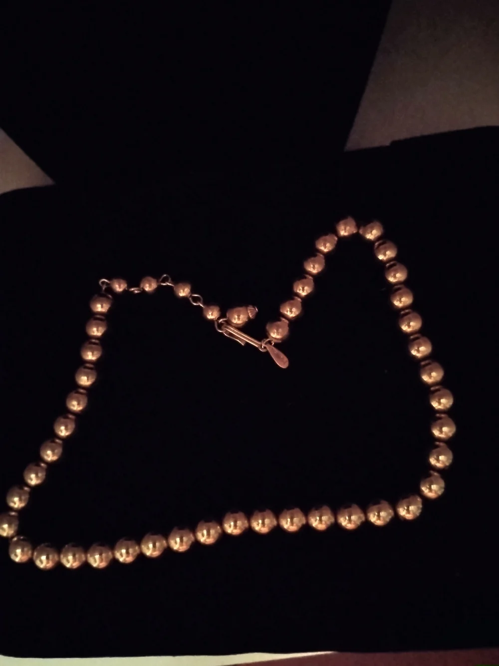 Classic Gold Bead Necklace - Elegant Women's Jewelry